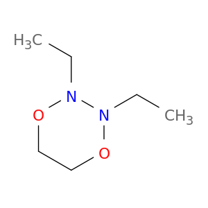 1,4,2,3-Dioxadiazine, 2,3-diethyltetrahydro-