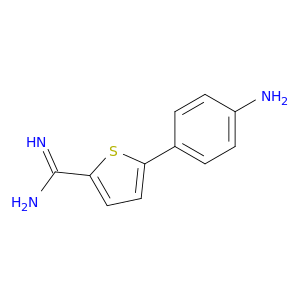 2-Thiophenecarboximidamide, 5-(4-aminophenyl)-