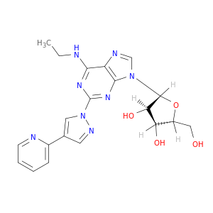 Adenosine, N-ethyl-2-[4-(2-pyridinyl)-1H-pyrazol-1-yl]-
