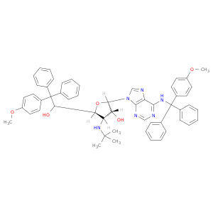 3'-(TERT-BUTYLAMINO)-5',N6-BIS(4-METHOXYTRITYL)-3'-DEOXYADENOSINE