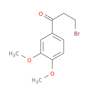 1-Propanone, 3-bromo-1-(3,4-dimethoxyphenyl)-