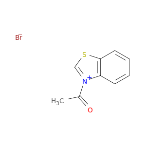 Benzothiazolium, 3-acetyl-, bromide