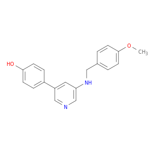 Phenol, 4-[5-[[(4-methoxyphenyl)methyl]amino]-3-pyridinyl]-