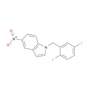 1H-Indole, 1-[(2,5-difluorophenyl)methyl]-5-nitro-