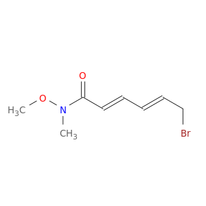 2,4-Hexadienamide, 6-bromo-N-methoxy-N-methyl-, (2E,4E)-