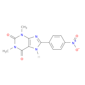 1H-Purine-2,6-dione,3,9-dihydro-1,3-dimethyl-8-(4-nitrophenyl)-