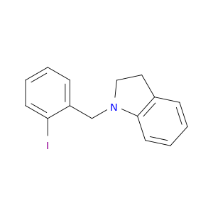 1H-Indole, 2,3-dihydro-1-[(2-iodophenyl)methyl]-