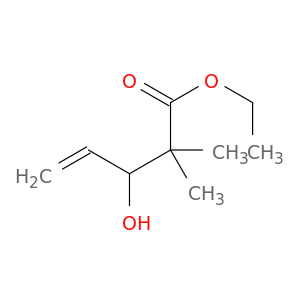 4-Pentenoic acid, 3-hydroxy-2,2-dimethyl-, ethyl ester