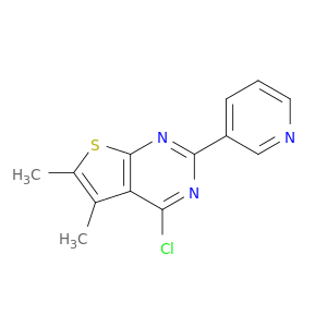 4-Chloro-5,6-dimethyl-2-(pyridin-3-yl)thieno[2,3-d]pyrimidine