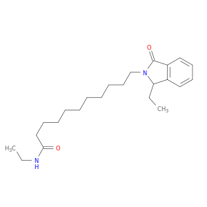2H-Isoindole-2-undecanamide, N,1-diethyl-1,3-dihydro-3-oxo-