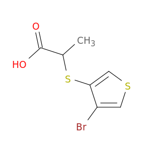 2-((4-BROMO-3-THIENYL)THIO)PROPANOIC ACID