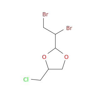 1,3-Dioxolane, 4-(chloromethyl)-2-(1,2-dibromoethyl)-