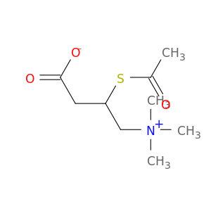 1-Propanaminium,2-(acetylthio)-3-carboxy-N,N,N-trimethyl-, inner salt