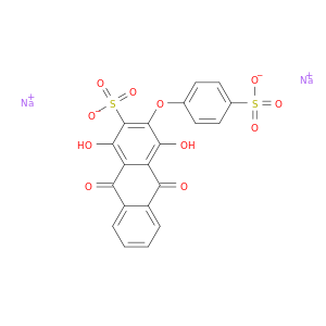 2-蒽磺酸,9,10-二氢-1,4-二羟基-9,10-二氧基-3-(4-磺苯氧基)-,钠盐(1：2)
