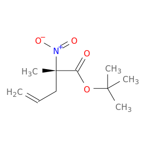 4-Pentenoic acid, 2-methyl-2-nitro-, 1,1-dimethylethyl ester, (S)-