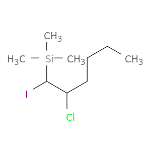 Silane, (2-chloro-1-iodohexyl)trimethyl-