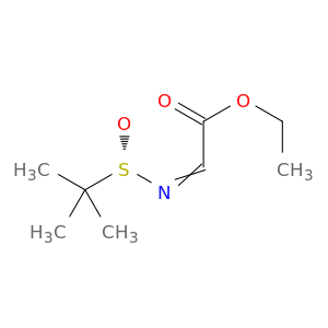 Acetic acid, [[(S)-(1,1-dimethylethyl)sulfinyl]imino]-, ethyl ester