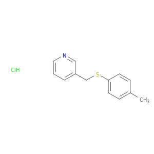 Pyridine, 3-[[(4-methylphenyl)thio]methyl]-, hydrochloride