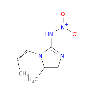 1H-Imidazol-2-amine, 4,5-dihydro-5-methyl-N-nitro-1-(1-propenyl)-
