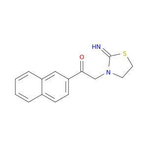 Ethanone, 2-(2-imino-3-thiazolidinyl)-1-(2-naphthalenyl)-