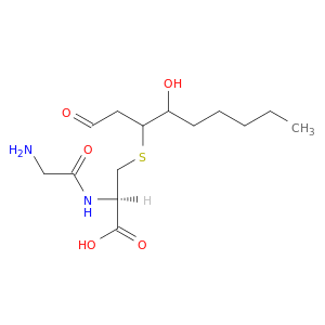 L-Cysteine, glycyl-S-[2-hydroxy-1-(2-oxoethyl)heptyl]-