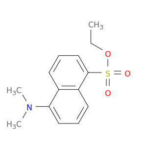 1-Naphthalenesulfonic acid, 5-(dimethylamino)-, ethyl ester
