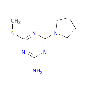 4-(甲基硫基)-6-(1-吡咯烷基)-1,3,5-三嗪-2-胺