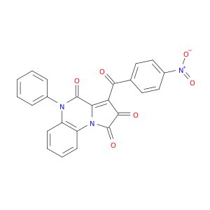 Pyrrolo[1,2-a]quinoxaline-1,2,4(5H)-trione, 3-(4-nitrobenzoyl)-5-phenyl-