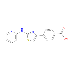Benzoic acid, 4-[2-(2-pyridinylamino)-4-thiazolyl]-