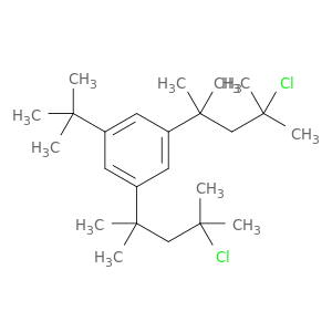 Benzene, 1,3-bis(3-chloro-1,1,3-trimethylbutyl)-5-(1,1-dimethylethyl)-