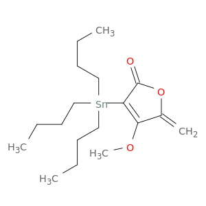 2(5H)-Furanone, 4-methoxy-5-methylene-3-(tributylstannyl)-