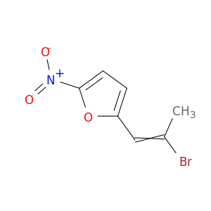 Furan, 2-(2-bromo-1-propenyl)-5-nitro-