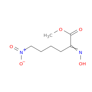 Hexanoic acid, 2-(hydroxyimino)-6-nitro-, methyl ester