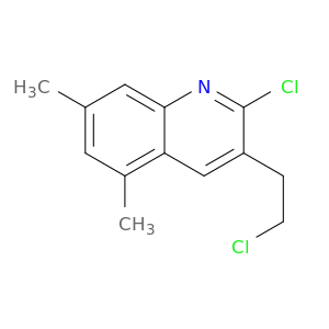 2-Chloro-3-(2-chloroethyl)-5,7-dimethylquinoline