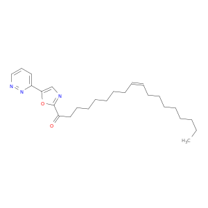 9-Octadecen-1-one, 1-[5-(3-pyridazinyl)-2-oxazolyl]-, (9Z)-