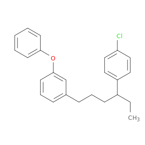 Benzene, 1-[4-(4-chlorophenyl)hexyl]-3-phenoxy-
