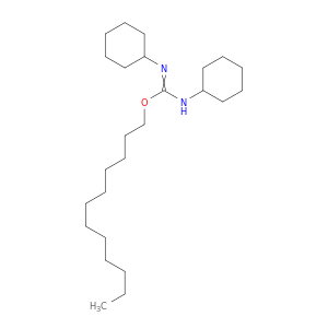 Carbamimidic acid, N,N'-dicyclohexyl-, dodecyl ester