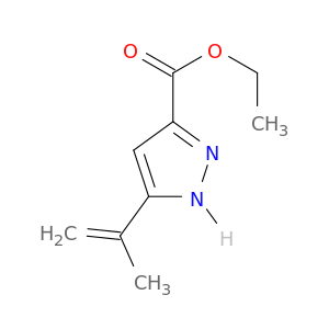 1H-Pyrazole-3-carboxylic acid, 5-(1-methylethenyl)-, ethyl ester