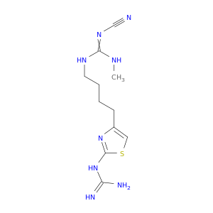 Guanidine,N-[4-[2-[(aminoiminomethyl)amino]-4-thiazolyl]butyl]-N'-cyano-N''-methyl-