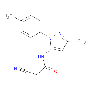 2-Cyano-N-[3-methyl-1-(4-methylphenyl)-1H-pyrazol-5-yl]acetamide