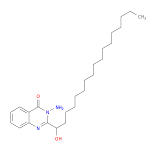 4(3H)-Quinazolinone, 3-amino-2-(1-hydroxyheptadecyl)-