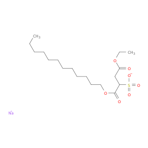 Butanedioic acid,2-sulfo-, 1-dodecyl 4-ethyl ester, sodium salt (1:1)