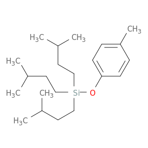 Silane, tris(3-methylbutyl)(4-methylphenoxy)-