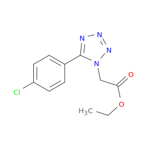 1H-Tetrazole-1-acetic acid, 5-(4-chlorophenyl)-, ethyl ester