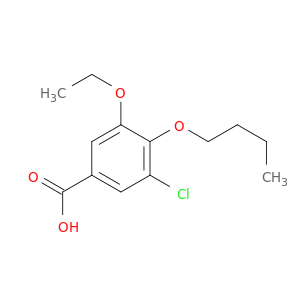 4-Butoxy-3-chloro-5-ethoxybenzoic Acid