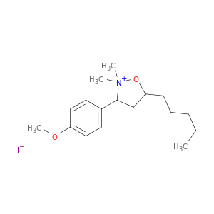 Isoxazolidinium, 3-(4-methoxyphenyl)-2,2-dimethyl-5-pentyl-, iodide