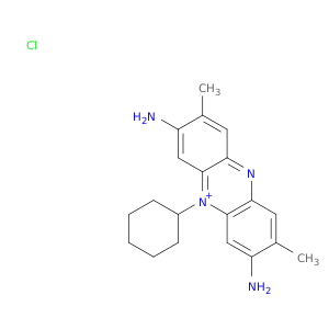 Phenazinium, 3,7-diamino-5-cyclohexyl-2,8-dimethyl-, chloride