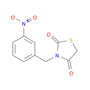 3-(3-NITRO-BENZYL)-THIAZOLIDINE-2,4-DIONE