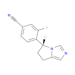 4-(R)-(6,7-二氢-5H-吡咯,[1,2-C]咪唑-5-基)-3-氟苯腈