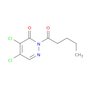 3(2H)-Pyridazinone,4,5-dichloro-2-(1-oxopentyl)-